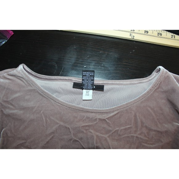 Alfani Mauve Mock Layer Tunic Small - Picture 5 of 5